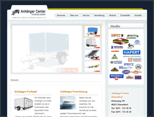 Tablet Screenshot of anhaenger-duesseldorf.com